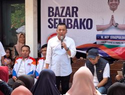 Paslon Aep-Maslani Dapat Doa Restu Ribuan Warga Perum P&K Melanjutkan Pembangunan Karawang