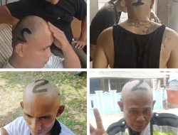 Jelang Kampanye Akbar, Pendukung Aep – Maslani Ramai – Ramai Cukur Rambut Bentuk Nomor Urut 2
