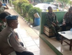 Perkuat Sinergitas TNI-Polri, Kapolsek Rengasdengklok Kunjungi Koramil 0404