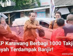 DPKP Karawang Berbagi 1.000 Takjil di Wilayah Terdampak Banjir!