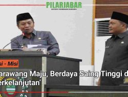 Bupati Aep Didampingi Wakil Bupati Sampaikan Visi – Misi Karawang Periode 2025-2030