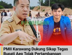 PMII Karawang Dukung Bupati Aep Tolak Pertambangan, Sekjen : Siap Jadi Garda Terdepan!