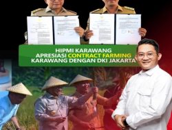 HIPMI Karawang Apresiasi Contract Farming Karawang Dengan DKI Jakarta