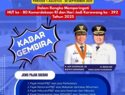 Kado HUT RI ke-80 Dan HUT Karawang 2025, Bapenda Berikan Diskon Dan Hapus Denda Pajak!