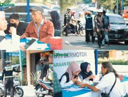 Optimalisasi Opsen Pajak Kendaraan Bermotor, Bapenda Karawang Kembali Gelar Razia Gabungan Di Bundaran Mall Karawang