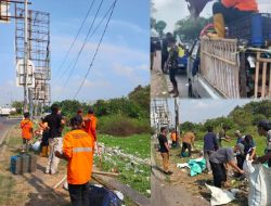 Aksi Tim DLH Karawang Respon Aduan Warga Bersihkan TPS Liar Di Karawang Barat!