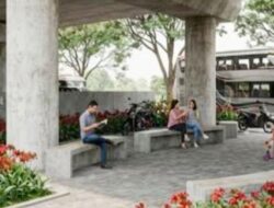 Gunakan Dana CSR DLH Karawang Kebut Revitalisasi Taman Ade Irma Dan Flyover Cikampek